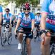 People on an Action UK sponsored bike ride