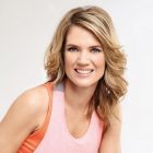 Charlotte Hawkins posing in fitnesswear