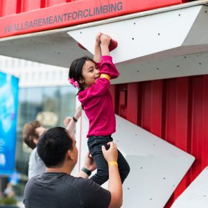 "Walls are meant for climbing" event