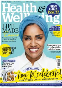 Health & Wellbeing December 2019 cover with Nadiya Hussain