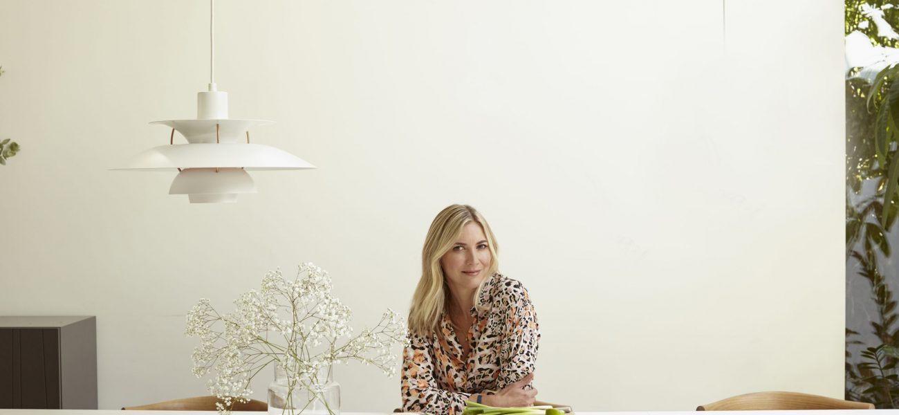 Lisa Faulkner gets ready to cook a delicious breakfast for her family