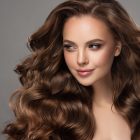 Women with flowing shiny hair