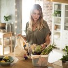 Woman-shopping-to-tackle-food-waste