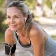 Woman jogging to improve her heart health