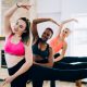 Women doing barre