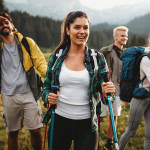 friends walking