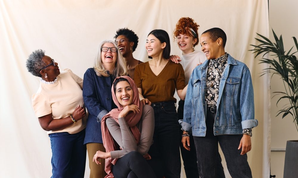 Group of women laughing