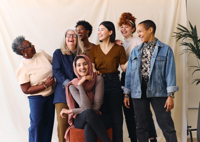 Group of women laughing