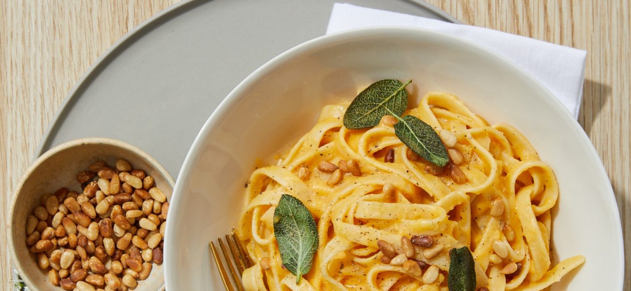 Creamy butternut squash pasta recipe