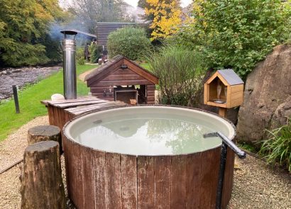 Outdoor hot tub