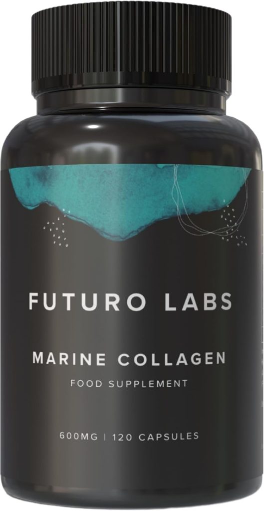 A jar Futuro Labs marine collagen capsules