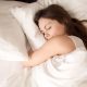 Woman in bed asleep