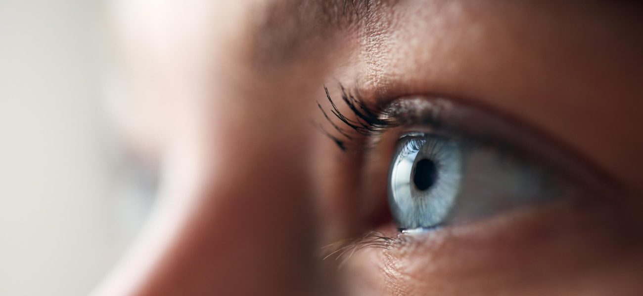 A close-up picture of a woman's eye