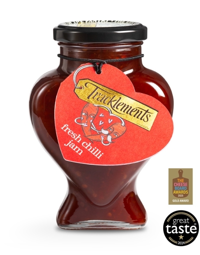 A jar of Tracklements Fresh Chilli Jam