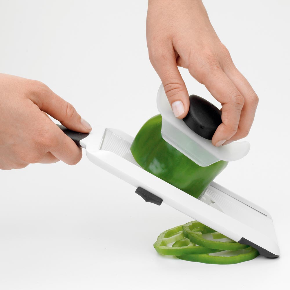 The OXO Good Grips Handheld Mandoline Slicer
