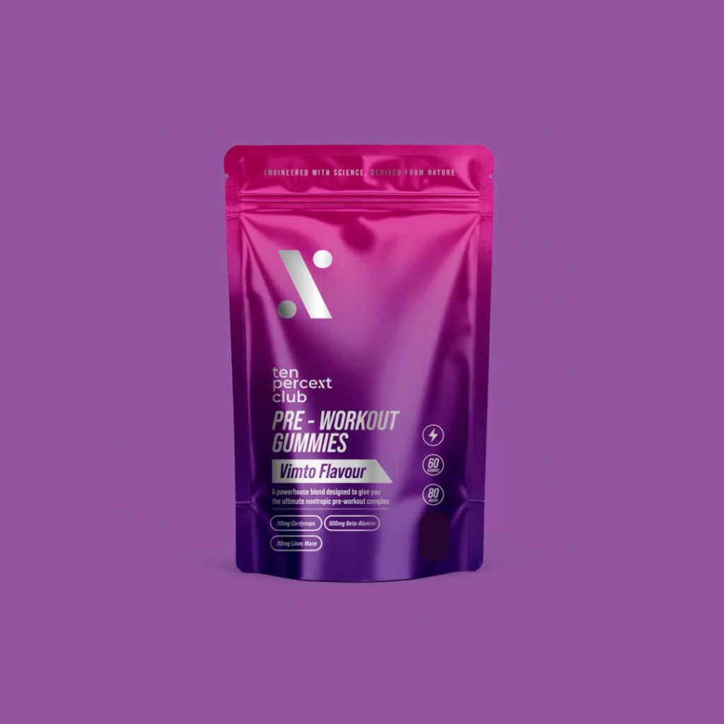 Ten Percent Club Pre-Workout Gummies