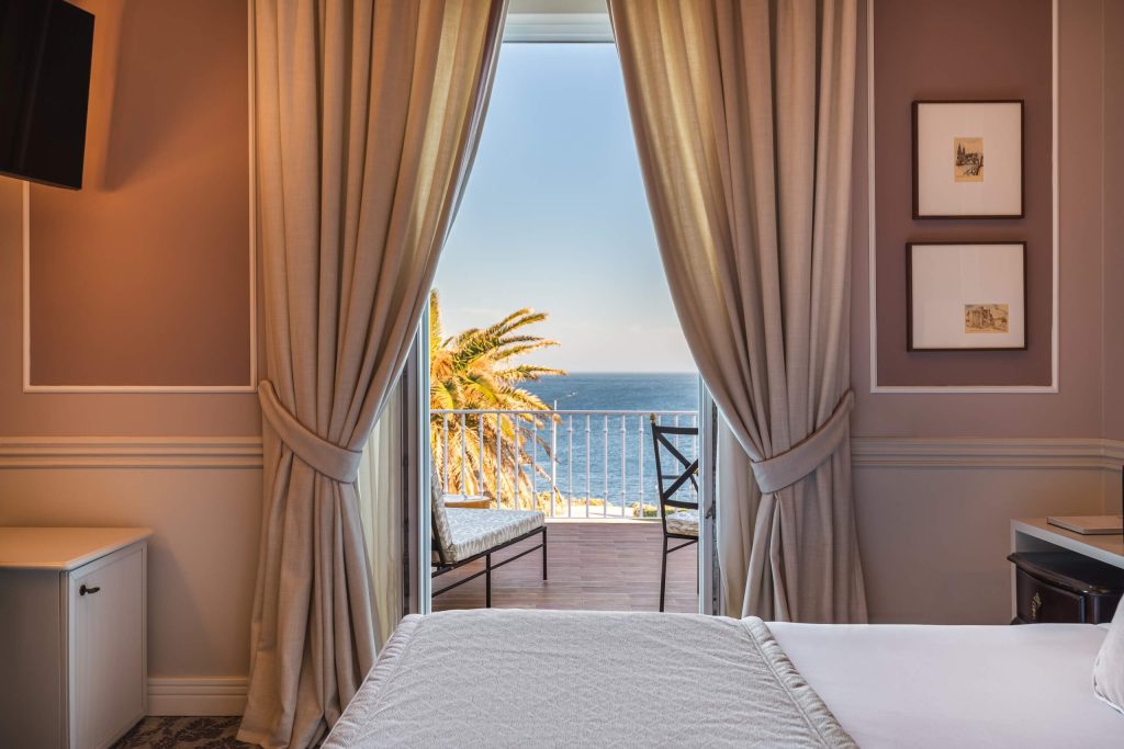 A room interior view overlooking the sea at Longevity Senses Cascais