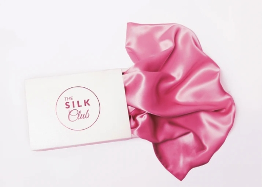 The Silk Club Flamingo Pink Silk Pillowcase