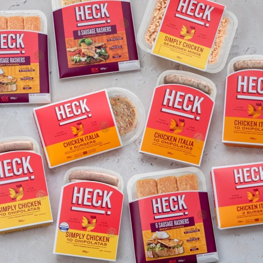 A selection of HECK's BBQ Range of products