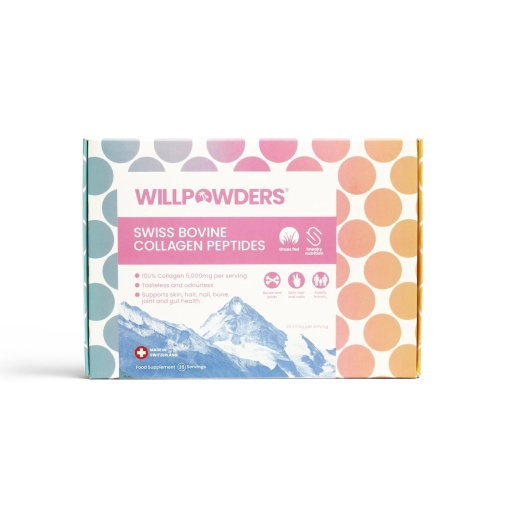 A box of WillPowders' Collagen Sachets