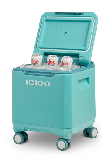 The Igloo Tag Along Spinner Cooler