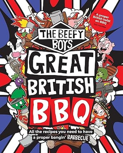 The front cover of the Beefy Boys Great British BBQ cookbook