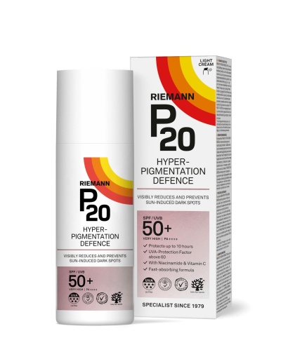 Riemann's P20 Hyperpigmentation Face SPF50+ Sun Cream