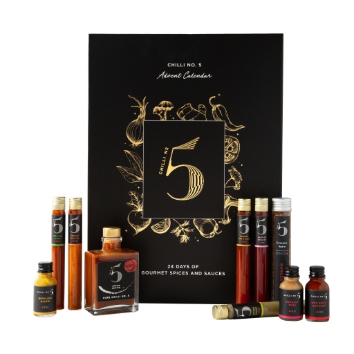 The Chilli No. 5 Hot Sauce & Spice Advent Calendar