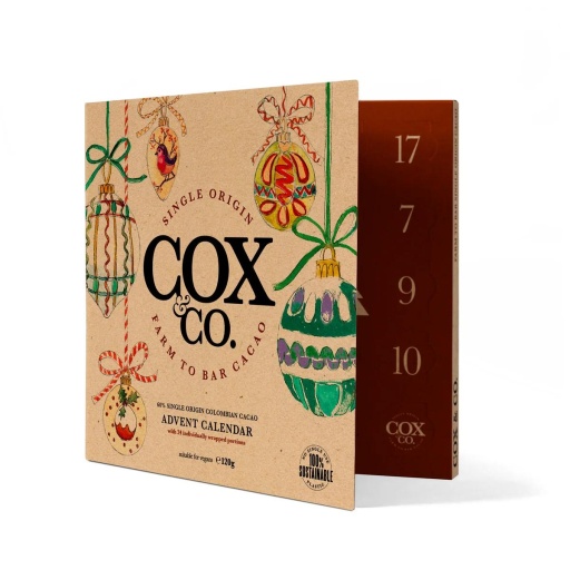 The Cox&Co Cacao 60% Dark Chocolate Advent Calendar