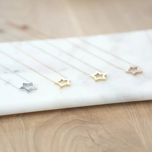 Close-up examples of ISSY STAR jewellery
