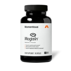 A jar of Momentous Magnesium L-Threonate